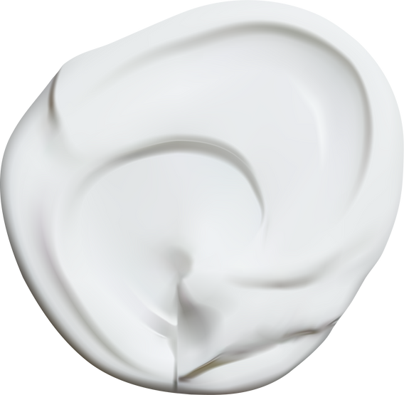 Cosmetic cream swirl