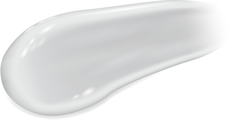 Isolated Realistic Cream Smear